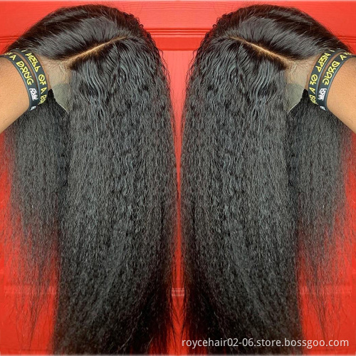 Curly Hair Lace Front Wig Vendor,Cheap Kinky Straight 100% Brazilian Human Hair Braided Wigs 5x5 Transparent HD Lace Closure Wig